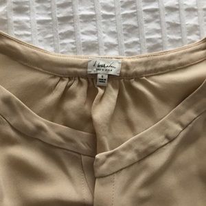 Babaton/Aritzia Silk Nude Blouse